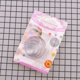 Stainless Steel Cake Biscuit Round Cutter Tools 5-piece Set