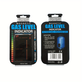 1pc Magnetic Propane/Butane LPG Fuel Gauge - Monitor Gas Tank Level & Temperature For Caravan Bottles!