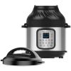 Duo Crisp 6-Quart 11-in-1 Air Fryer and Electric Pressure Cooker Combo with Multicooker Lids
