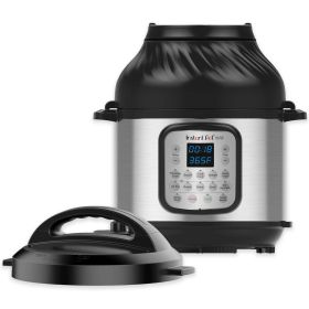 Duo Crisp 6-Quart 11-in-1 Air Fryer and Electric Pressure Cooker Combo with Multicooker Lids