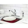 8" Widespread Single Handle Kitchen Faucet with Side Spray, Chrome